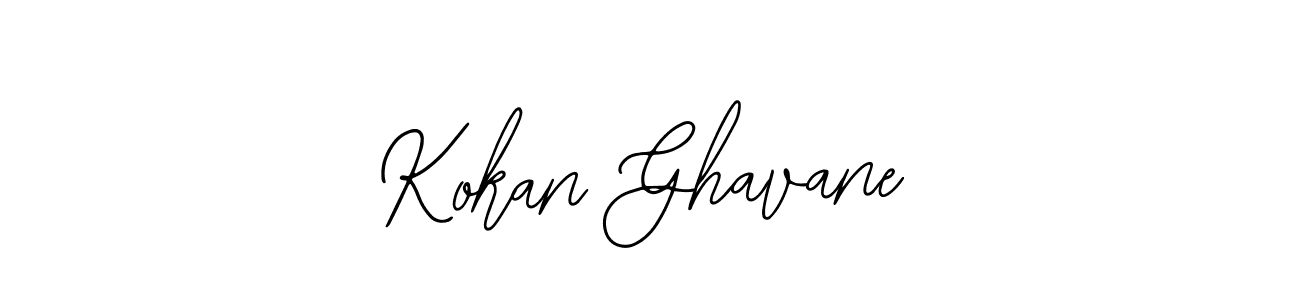 if you are searching for the best signature style for your name Kokan Ghavane. so please give up your signature search. here we have designed multiple signature styles  using Bearetta-2O07w. Kokan Ghavane signature style 12 images and pictures png