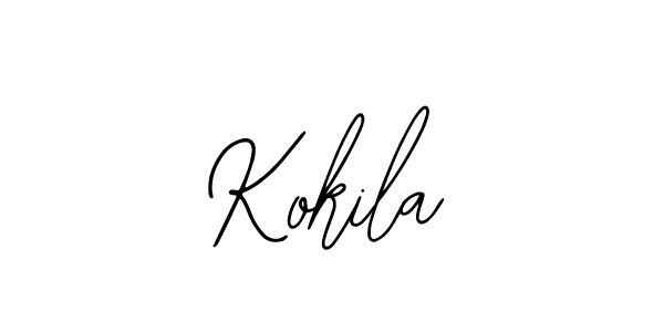 The best way (Bearetta-2O07w) to make a short signature is to pick only two or three words in your name. The name Kokila include a total of six letters. For converting this name. Kokila signature style 12 images and pictures png