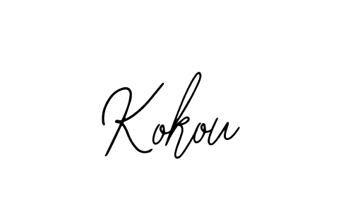 Kokou stylish signature style. Best Handwritten Sign (Bearetta-2O07w) for my name. Handwritten Signature Collection Ideas for my name Kokou. Kokou signature style 12 images and pictures png