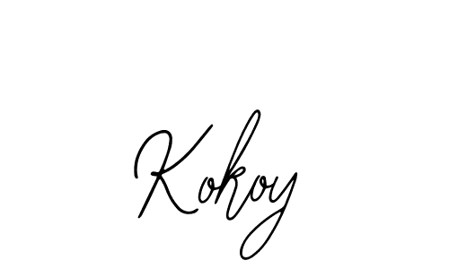 How to make Kokoy signature? Bearetta-2O07w is a professional autograph style. Create handwritten signature for Kokoy name. Kokoy signature style 12 images and pictures png