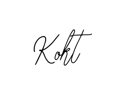 You should practise on your own different ways (Bearetta-2O07w) to write your name (Kokt) in signature. don't let someone else do it for you. Kokt signature style 12 images and pictures png