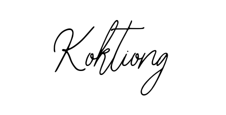 Discover the perfect balance of readability and style for Koktiong with Bearetta-2O07w font. Create your dream signature today. Koktiong signature style 12 images and pictures png