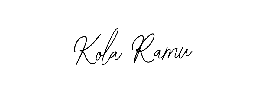 Make a beautiful signature design for name Kola Ramu. Use this online signature maker to create a handwritten signature for free. Kola Ramu signature style 12 images and pictures png