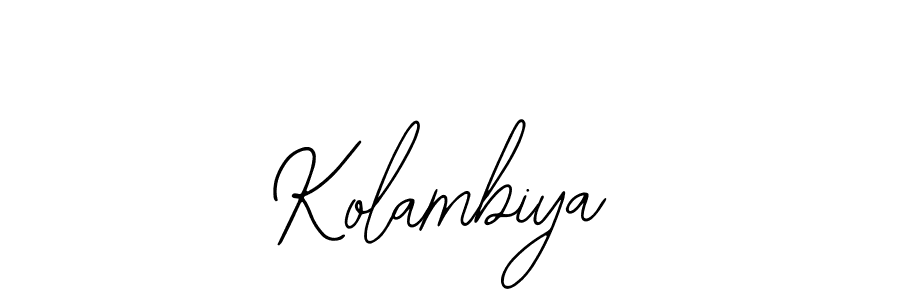 Here are the top 10 professional signature styles for the name Kolambiya. These are the best autograph styles you can use for your name. Kolambiya signature style 12 images and pictures png