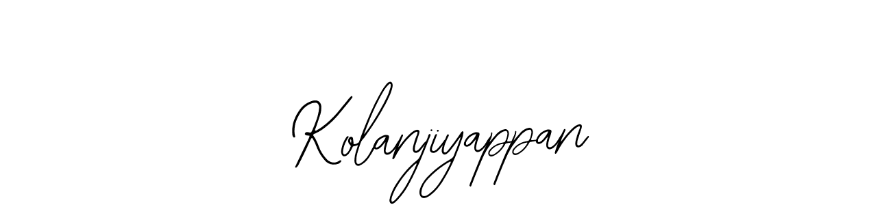Design your own signature with our free online signature maker. With this signature software, you can create a handwritten (Bearetta-2O07w) signature for name Kolanjiyappan. Kolanjiyappan signature style 12 images and pictures png