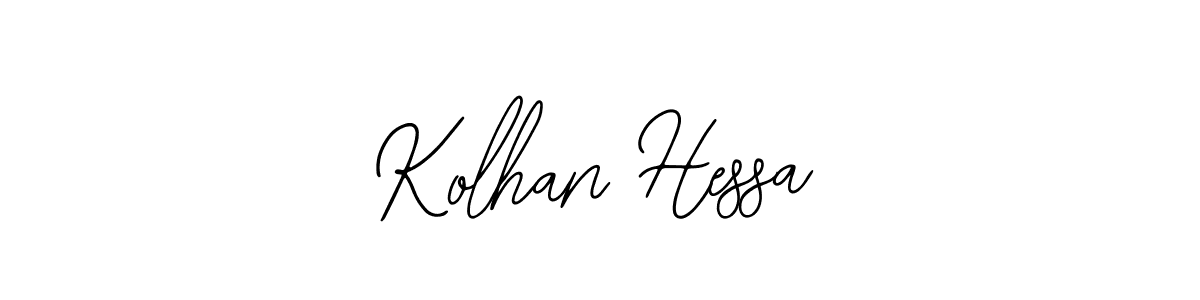 Kolhan Hessa stylish signature style. Best Handwritten Sign (Bearetta-2O07w) for my name. Handwritten Signature Collection Ideas for my name Kolhan Hessa. Kolhan Hessa signature style 12 images and pictures png