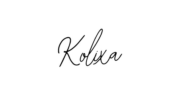 if you are searching for the best signature style for your name Kolixa. so please give up your signature search. here we have designed multiple signature styles  using Bearetta-2O07w. Kolixa signature style 12 images and pictures png