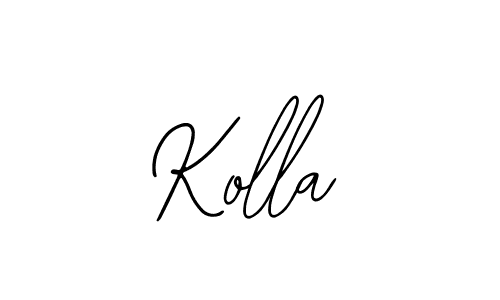 The best way (Bearetta-2O07w) to make a short signature is to pick only two or three words in your name. The name Kolla include a total of six letters. For converting this name. Kolla signature style 12 images and pictures png