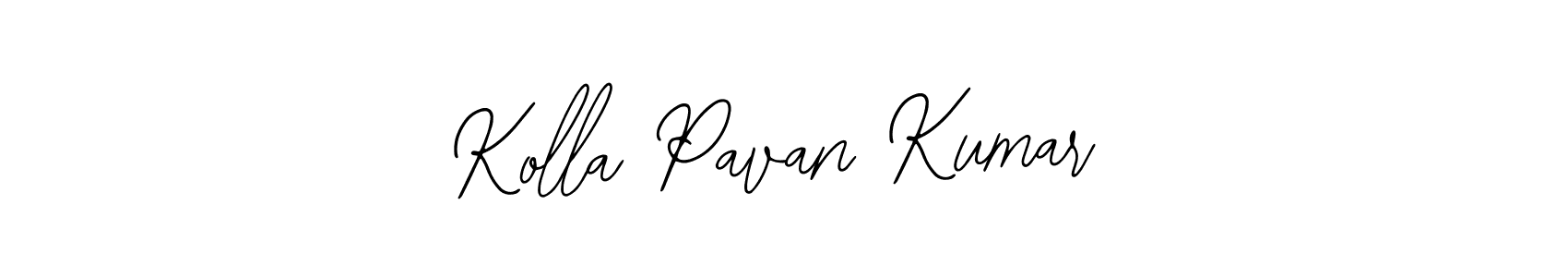 Design your own signature with our free online signature maker. With this signature software, you can create a handwritten (Bearetta-2O07w) signature for name Kolla Pavan Kumar. Kolla Pavan Kumar signature style 12 images and pictures png