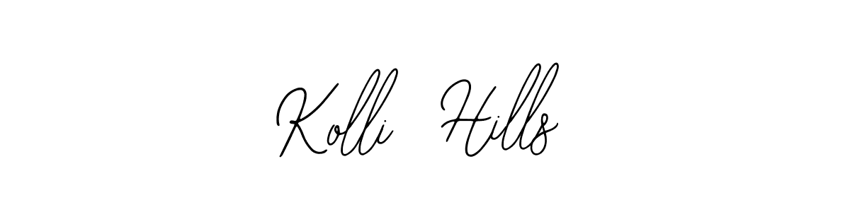 It looks lik you need a new signature style for name Kolli  Hills. Design unique handwritten (Bearetta-2O07w) signature with our free signature maker in just a few clicks. Kolli  Hills signature style 12 images and pictures png