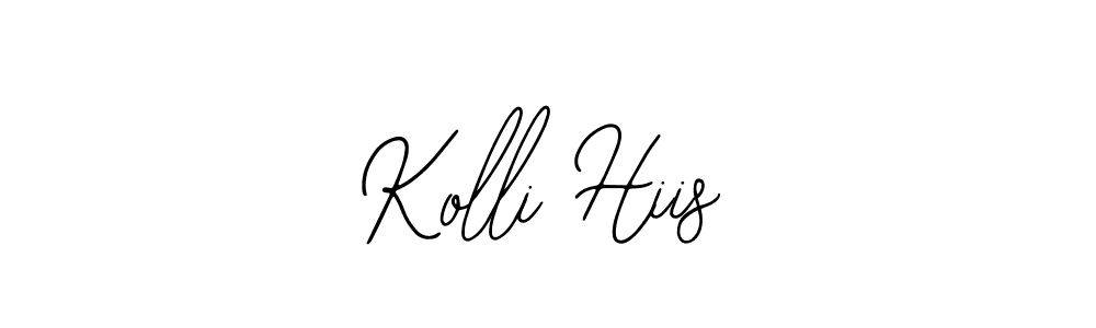 It looks lik you need a new signature style for name Kolli Hiis. Design unique handwritten (Bearetta-2O07w) signature with our free signature maker in just a few clicks. Kolli Hiis signature style 12 images and pictures png