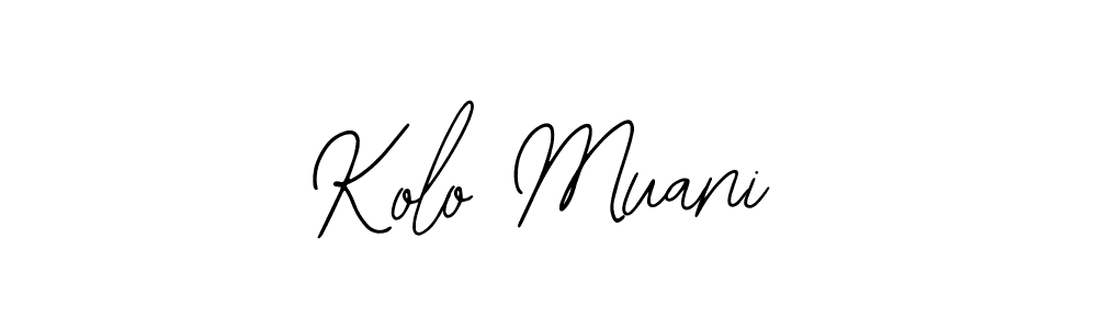 Kolo Muani stylish signature style. Best Handwritten Sign (Bearetta-2O07w) for my name. Handwritten Signature Collection Ideas for my name Kolo Muani. Kolo Muani signature style 12 images and pictures png