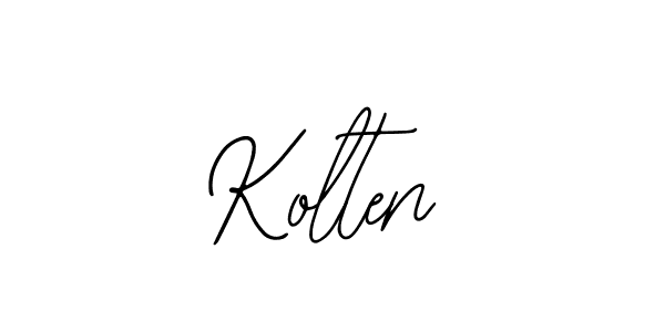 Similarly Bearetta-2O07w is the best handwritten signature design. Signature creator online .You can use it as an online autograph creator for name Kolten. Kolten signature style 12 images and pictures png