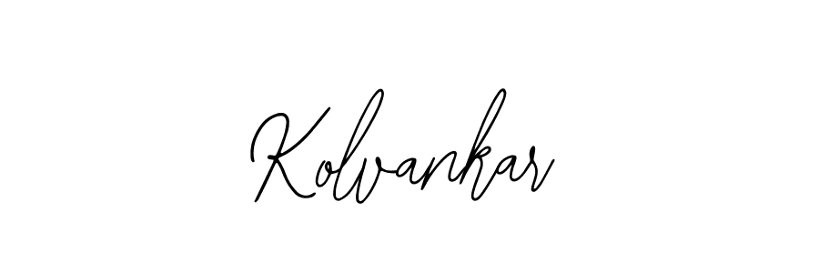Also You can easily find your signature by using the search form. We will create Kolvankar name handwritten signature images for you free of cost using Bearetta-2O07w sign style. Kolvankar signature style 12 images and pictures png