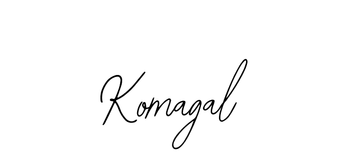 Make a beautiful signature design for name Komagal. With this signature (Bearetta-2O07w) style, you can create a handwritten signature for free. Komagal signature style 12 images and pictures png