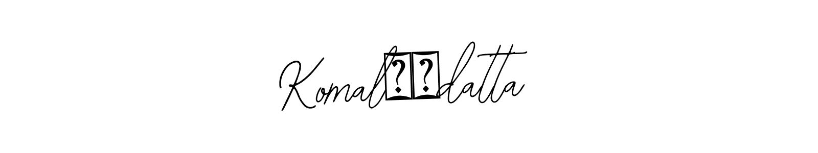 Similarly Bearetta-2O07w is the best handwritten signature design. Signature creator online .You can use it as an online autograph creator for name Komal♥️datta. Komal♥️datta signature style 12 images and pictures png