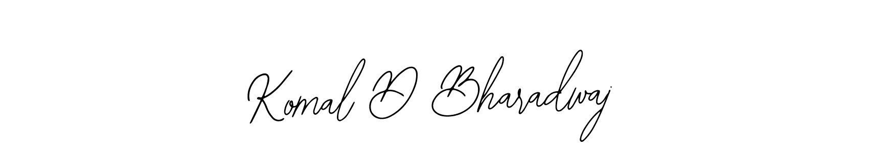 How to make Komal D Bharadwaj signature? Bearetta-2O07w is a professional autograph style. Create handwritten signature for Komal D Bharadwaj name. Komal D Bharadwaj signature style 12 images and pictures png