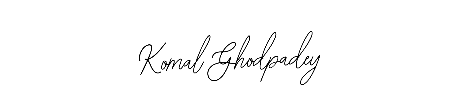 It looks lik you need a new signature style for name Komal Ghodpadey. Design unique handwritten (Bearetta-2O07w) signature with our free signature maker in just a few clicks. Komal Ghodpadey signature style 12 images and pictures png