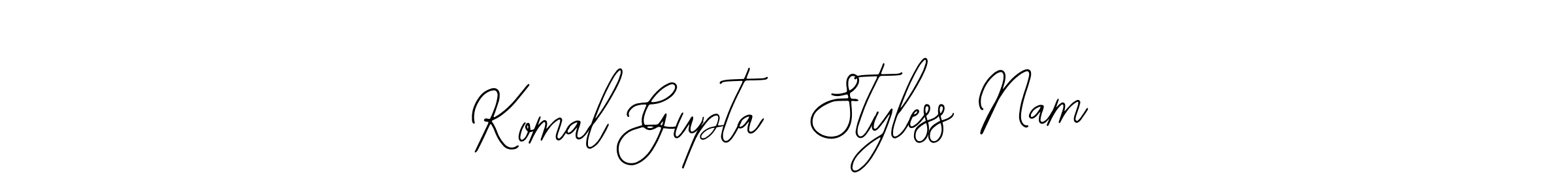 Make a beautiful signature design for name Komal Gupta  Styless Nam. With this signature (Bearetta-2O07w) style, you can create a handwritten signature for free. Komal Gupta  Styless Nam signature style 12 images and pictures png
