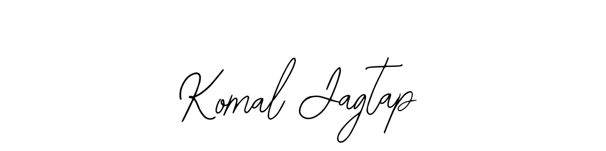 How to make Komal Jagtap name signature. Use Bearetta-2O07w style for creating short signs online. This is the latest handwritten sign. Komal Jagtap signature style 12 images and pictures png