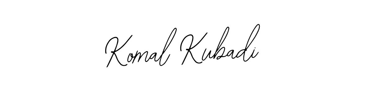 The best way (Bearetta-2O07w) to make a short signature is to pick only two or three words in your name. The name Komal Kubadi include a total of six letters. For converting this name. Komal Kubadi signature style 12 images and pictures png