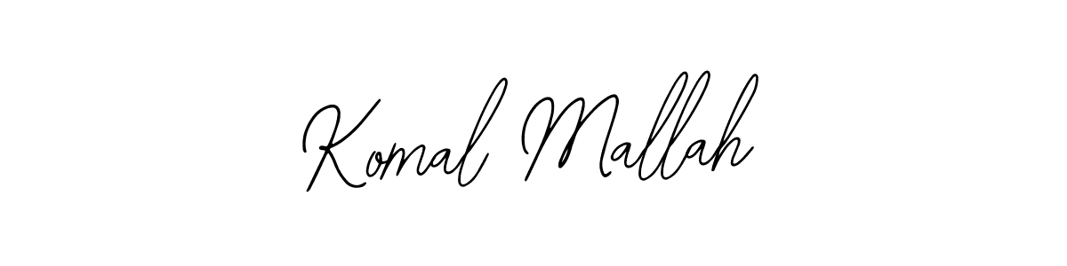 if you are searching for the best signature style for your name Komal Mallah. so please give up your signature search. here we have designed multiple signature styles  using Bearetta-2O07w. Komal Mallah signature style 12 images and pictures png