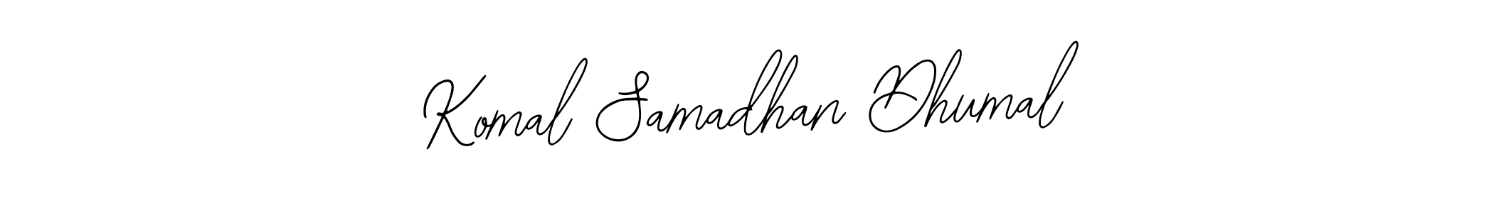 Also we have Komal Samadhan Dhumal name is the best signature style. Create professional handwritten signature collection using Bearetta-2O07w autograph style. Komal Samadhan Dhumal signature style 12 images and pictures png