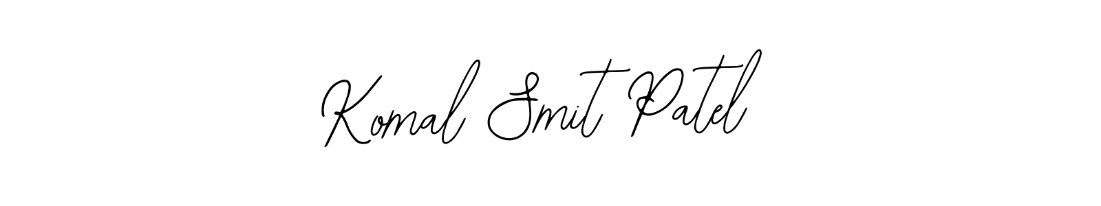 Make a short Komal Smit Patel signature style. Manage your documents anywhere anytime using Bearetta-2O07w. Create and add eSignatures, submit forms, share and send files easily. Komal Smit Patel signature style 12 images and pictures png