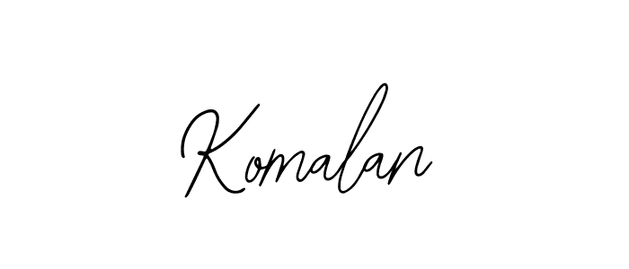 Also we have Komalan name is the best signature style. Create professional handwritten signature collection using Bearetta-2O07w autograph style. Komalan signature style 12 images and pictures png