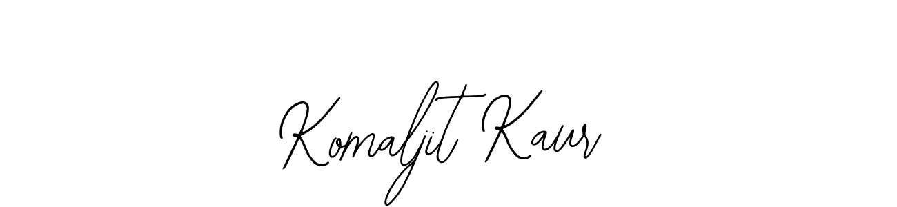 You should practise on your own different ways (Bearetta-2O07w) to write your name (Komaljit Kaur) in signature. don't let someone else do it for you. Komaljit Kaur signature style 12 images and pictures png
