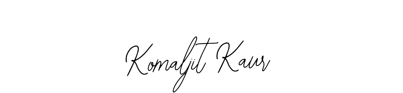 Use a signature maker to create a handwritten signature online. With this signature software, you can design (Bearetta-2O07w) your own signature for name Komaljit Kaur. Komaljit Kaur signature style 12 images and pictures png