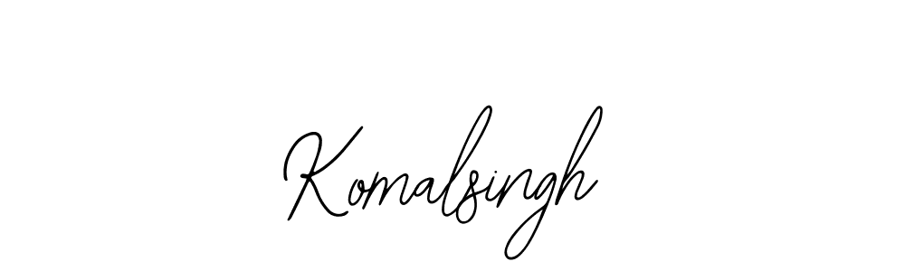 How to make Komalsingh signature? Bearetta-2O07w is a professional autograph style. Create handwritten signature for Komalsingh name. Komalsingh signature style 12 images and pictures png