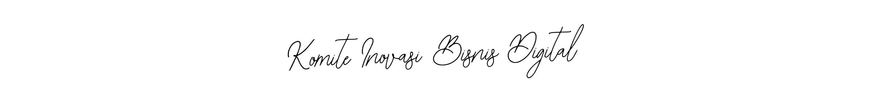 Make a beautiful signature design for name Komite Inovasi Bisnis Digital. With this signature (Bearetta-2O07w) style, you can create a handwritten signature for free. Komite Inovasi Bisnis Digital signature style 12 images and pictures png