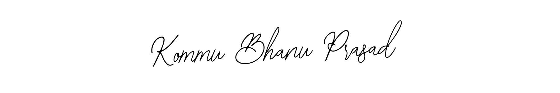 Bearetta-2O07w is a professional signature style that is perfect for those who want to add a touch of class to their signature. It is also a great choice for those who want to make their signature more unique. Get Kommu Bhanu Prasad name to fancy signature for free. Kommu Bhanu Prasad signature style 12 images and pictures png