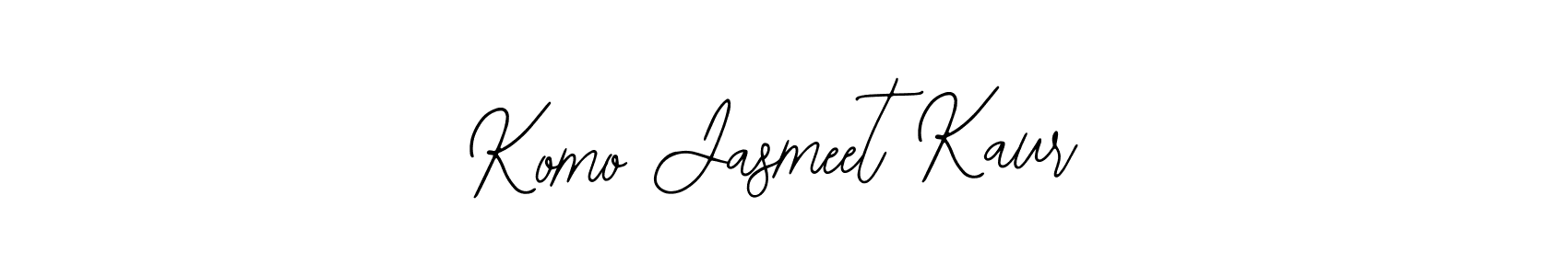 Also You can easily find your signature by using the search form. We will create Komo Jasmeet Kaur name handwritten signature images for you free of cost using Bearetta-2O07w sign style. Komo Jasmeet Kaur signature style 12 images and pictures png