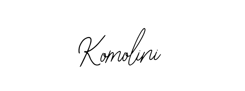 You should practise on your own different ways (Bearetta-2O07w) to write your name (Komolini) in signature. don't let someone else do it for you. Komolini signature style 12 images and pictures png