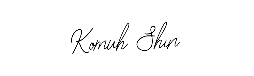 Bearetta-2O07w is a professional signature style that is perfect for those who want to add a touch of class to their signature. It is also a great choice for those who want to make their signature more unique. Get Komuh Shin name to fancy signature for free. Komuh Shin signature style 12 images and pictures png
