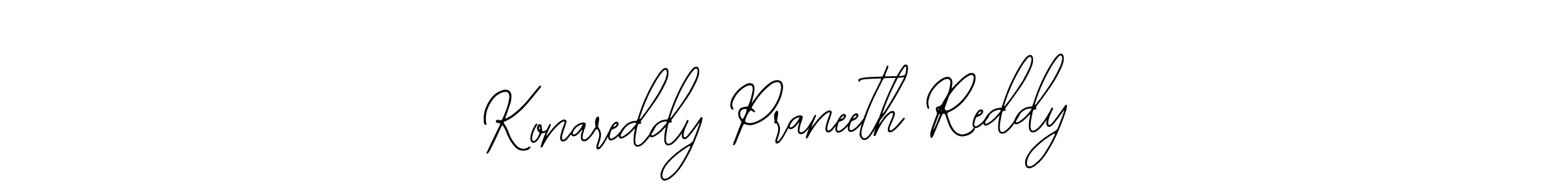 Konareddy Praneeth Reddy stylish signature style. Best Handwritten Sign (Bearetta-2O07w) for my name. Handwritten Signature Collection Ideas for my name Konareddy Praneeth Reddy. Konareddy Praneeth Reddy signature style 12 images and pictures png