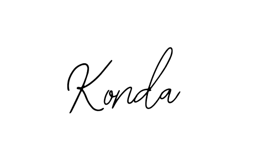 How to make Konda name signature. Use Bearetta-2O07w style for creating short signs online. This is the latest handwritten sign. Konda signature style 12 images and pictures png