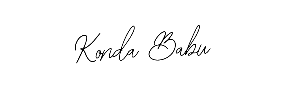 How to make Konda Babu name signature. Use Bearetta-2O07w style for creating short signs online. This is the latest handwritten sign. Konda Babu signature style 12 images and pictures png