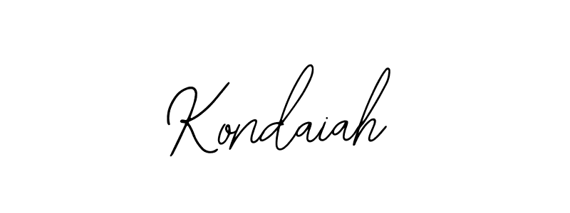 if you are searching for the best signature style for your name Kondaiah. so please give up your signature search. here we have designed multiple signature styles  using Bearetta-2O07w. Kondaiah signature style 12 images and pictures png