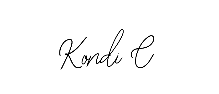 It looks lik you need a new signature style for name Kondi C. Design unique handwritten (Bearetta-2O07w) signature with our free signature maker in just a few clicks. Kondi C signature style 12 images and pictures png