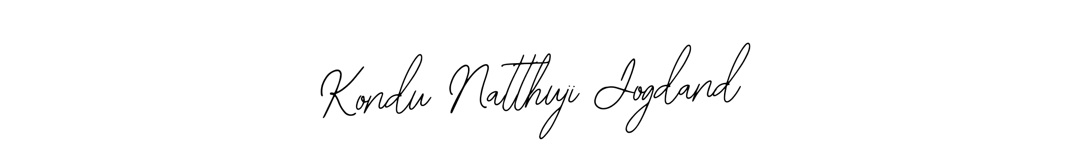 Create a beautiful signature design for name Kondu Natthuji Jogdand. With this signature (Bearetta-2O07w) fonts, you can make a handwritten signature for free. Kondu Natthuji Jogdand signature style 12 images and pictures png