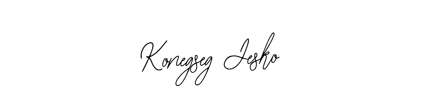 if you are searching for the best signature style for your name Konegseg Jesko. so please give up your signature search. here we have designed multiple signature styles  using Bearetta-2O07w. Konegseg Jesko signature style 12 images and pictures png