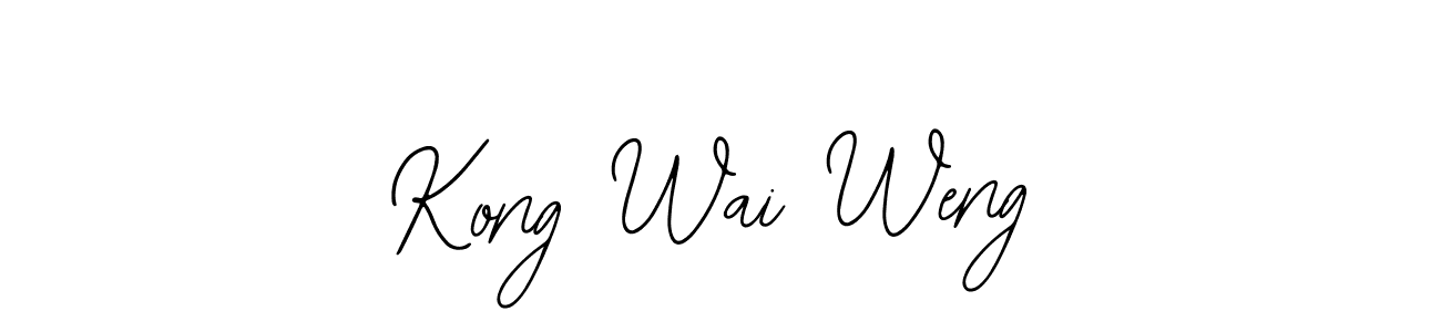 Make a beautiful signature design for name Kong Wai Weng. Use this online signature maker to create a handwritten signature for free. Kong Wai Weng signature style 12 images and pictures png