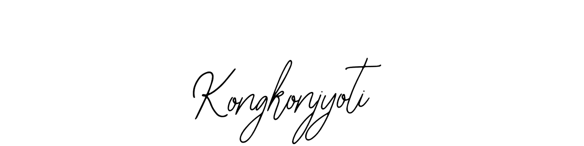 You should practise on your own different ways (Bearetta-2O07w) to write your name (Kongkonjyoti) in signature. don't let someone else do it for you. Kongkonjyoti signature style 12 images and pictures png