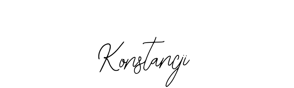 Create a beautiful signature design for name Konstancji. With this signature (Bearetta-2O07w) fonts, you can make a handwritten signature for free. Konstancji signature style 12 images and pictures png