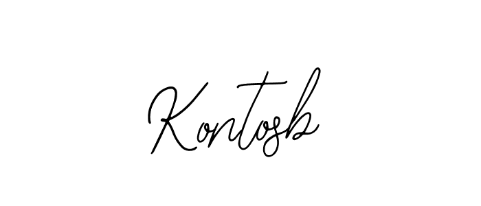 Design your own signature with our free online signature maker. With this signature software, you can create a handwritten (Bearetta-2O07w) signature for name Kontosb. Kontosb signature style 12 images and pictures png