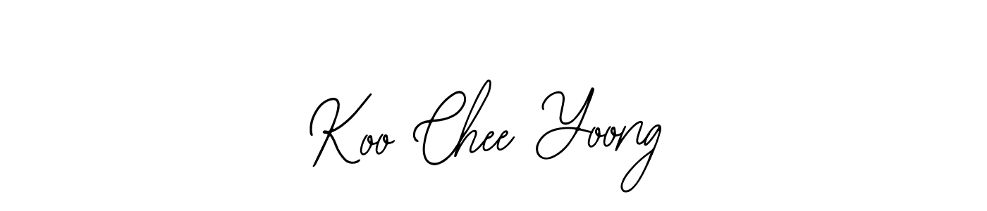 You should practise on your own different ways (Bearetta-2O07w) to write your name (Koo Chee Yoong) in signature. don't let someone else do it for you. Koo Chee Yoong signature style 12 images and pictures png