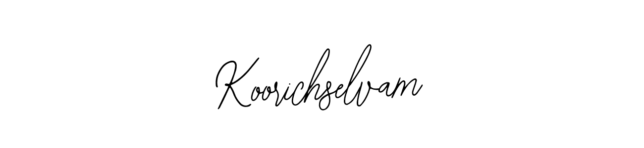 Also we have Koorichselvam name is the best signature style. Create professional handwritten signature collection using Bearetta-2O07w autograph style. Koorichselvam signature style 12 images and pictures png